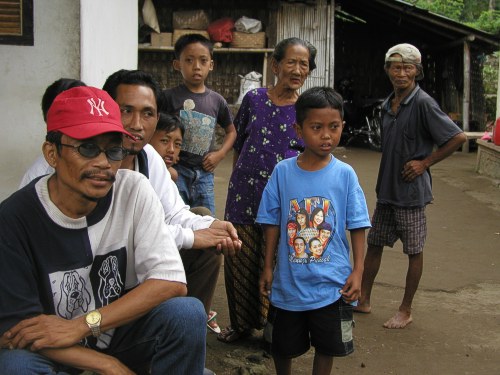 Zu Besuch bei einer Familie am Gunung Agung