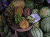 Melonen, Durian und verschiedene Bananen